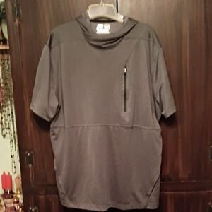 Russell Athletic Training Fit Dri-power 360 Dark Gray Short Sleeve With Hood 2XL